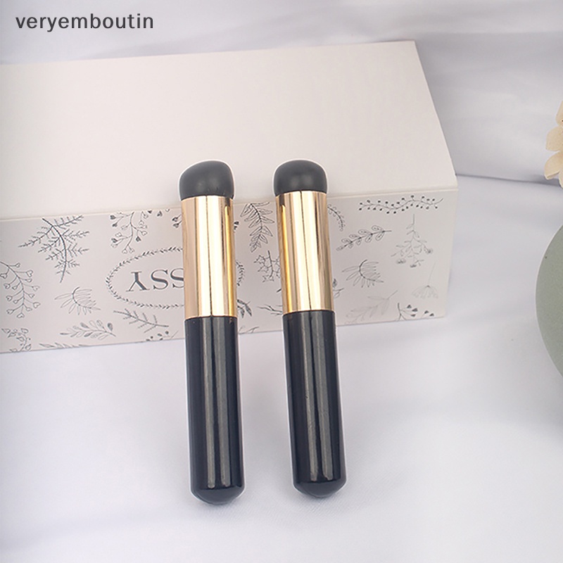 Cọ Trang Điểm Đầu Tròn Bằng Silicon Mềm Đa Năng Chống Bụi