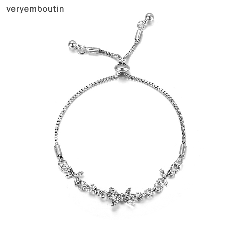 Vòng Tay Đính Đá Pha Lê Thời Trang Hàn Quốc Thanh Lịch Cho Nữ