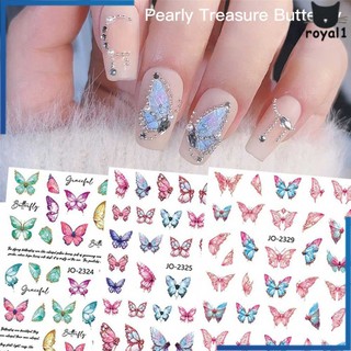 Nail Art Transfer Sticker DIY Nail Sticker Làm móng tay Decal royal1.vn