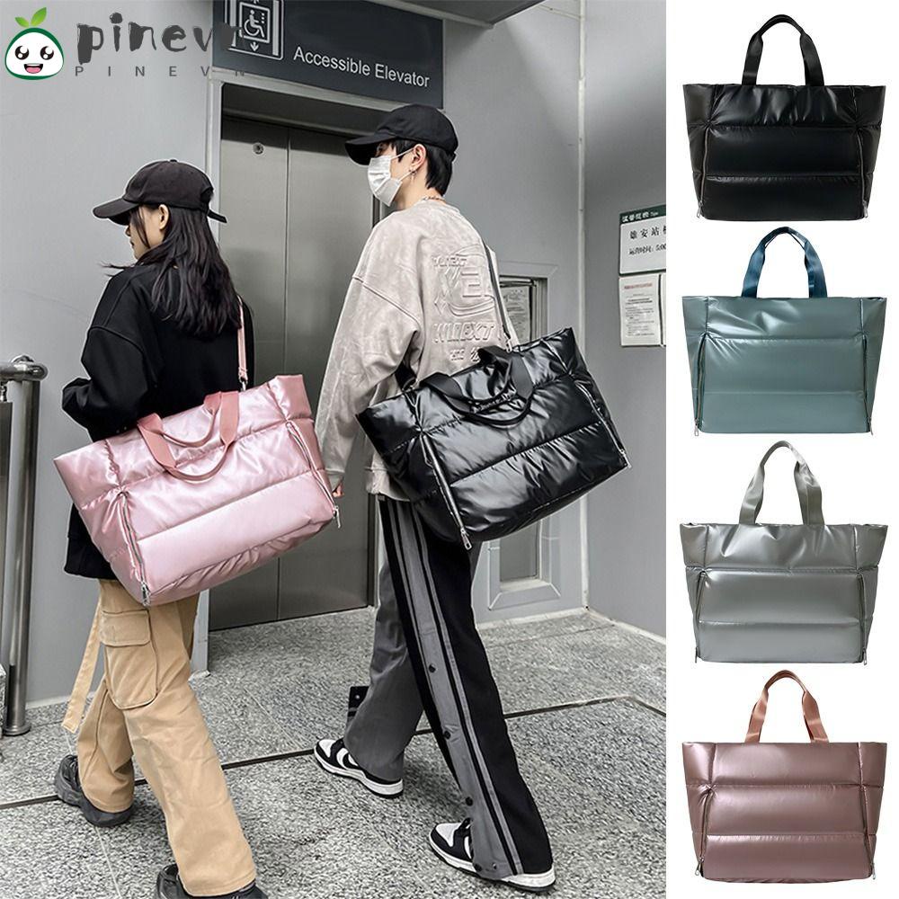 PINEVN Túi Xách Vải Cotton Lót Bông Mềm Mại Chống Thấm Nước Thời Trang