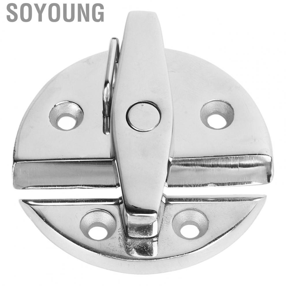 Soyoung Boat Round Turn Button  Stable Twist Robust Mirror Finish Simple Installation for Marine RV