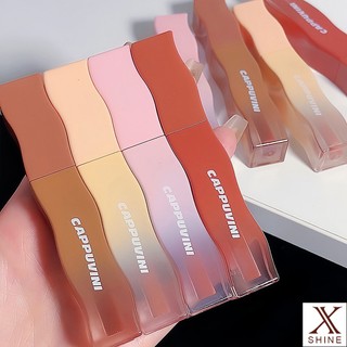Son kem tint bóng cappuvini vitality clear water light lip glaze mềm mịn