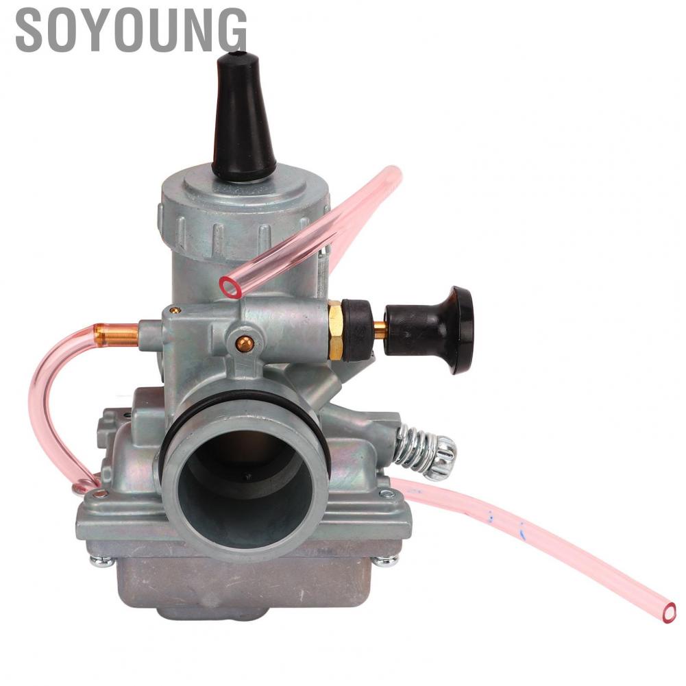 Soyoung Carburetor  Deformation Rustproof Metal Stable Motorcycle Carb High Efficiency Strong for Motorbike
