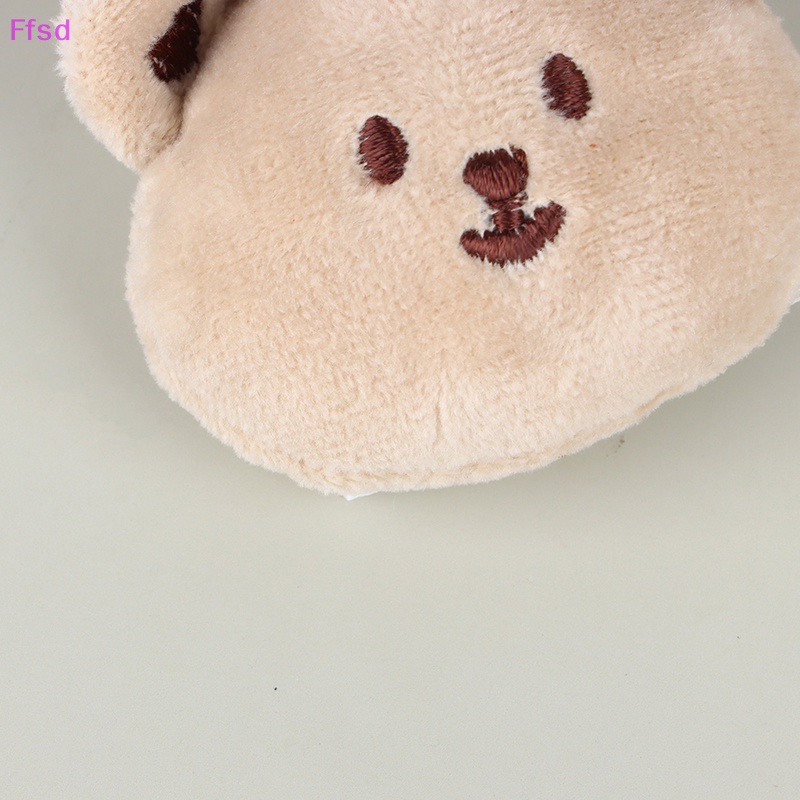 {Ffsd} Móc Khóa Nhỏ Thêu Tên Trang Trí Túi Xách Thời Trang Tinh Tế Hình Chú Gấu Dễ Thương