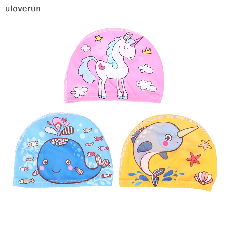 Mũ Bơi Họa Tiết Hoạt Hình Dành Cho Bé 2-5 Tuổi