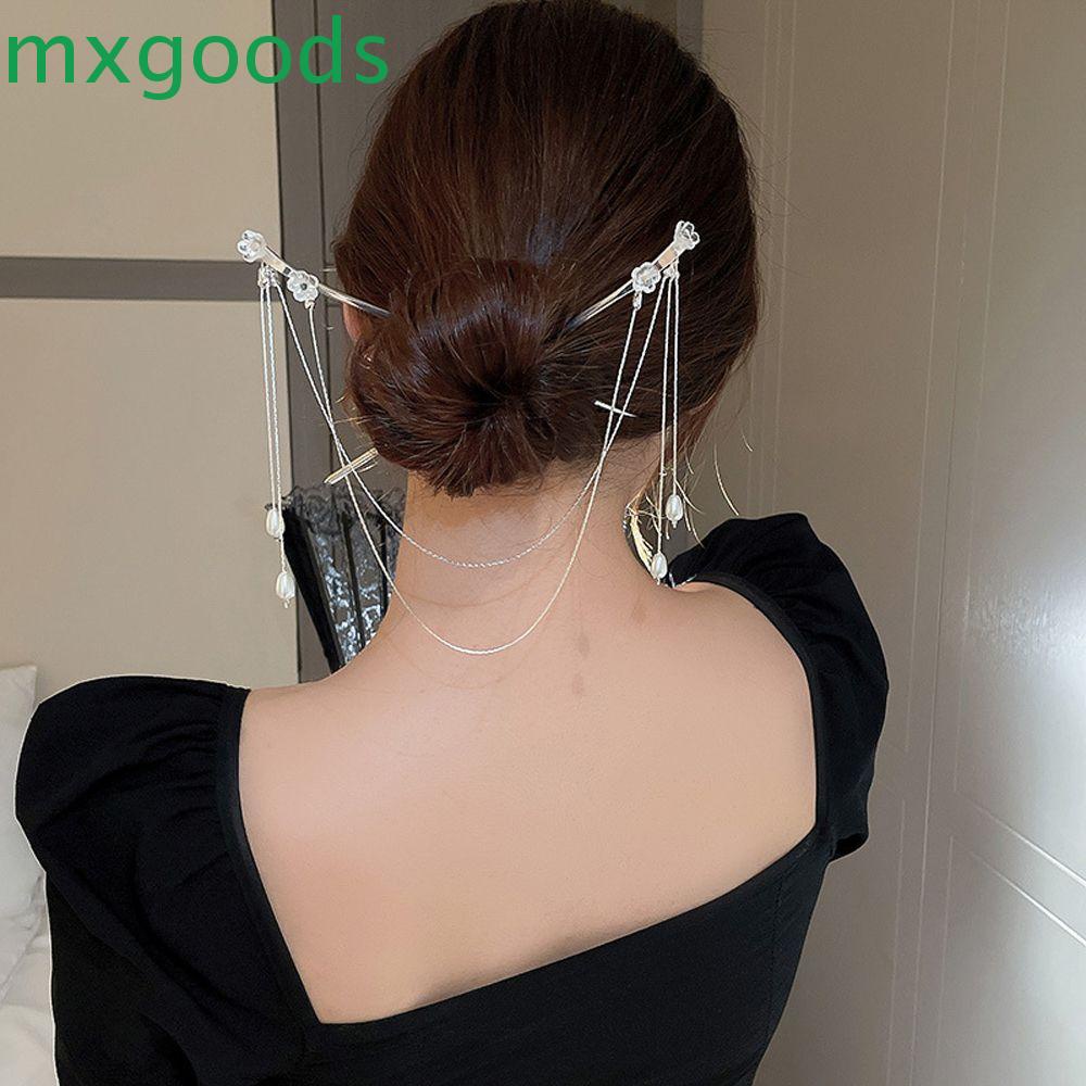 MXGOODS Trâm Cài Tóc Phối Tua Rua Phong Cách Trung Hoa Cổ Điển Cho Nữ