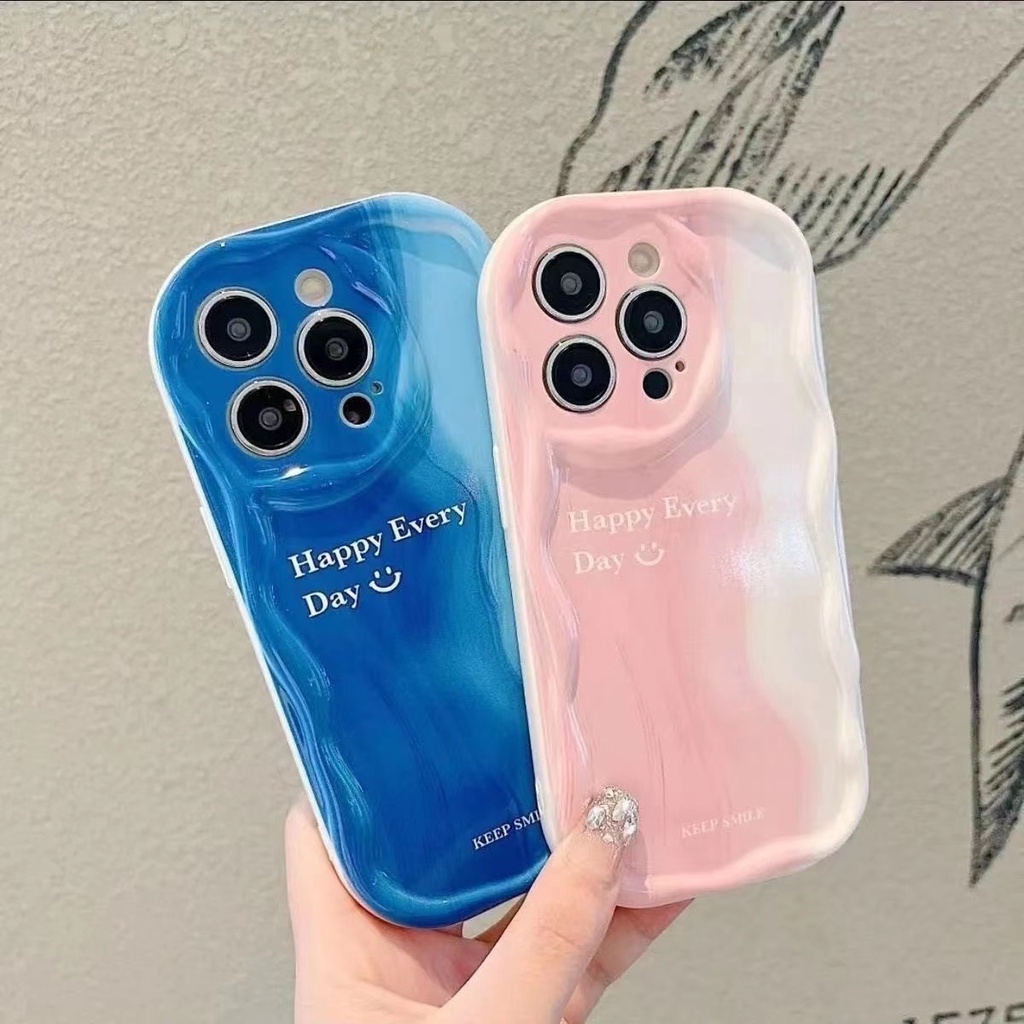 Ốp lưng Oppo Reno 10 Pro 5G Reno 8 Reno 8t Reno 7 Reno 8z Reno 6 Reno 4 Reno 5 Reno 7z A94 A93 F11 Halo staining Gradient senior Retro 3D Wave Edge soft phone case