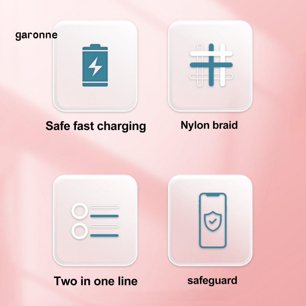 Dây Cáp Sạc Nhanh 2 Trong 1 PD 60W USB Type-C Sang Type-C Cho Điện Thoại Di Động