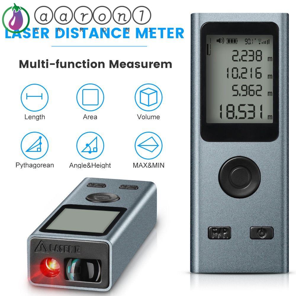 AARON1 Thiết Bị Đo Khoảng Cách Bằng Laser Phạm Vi 40M Cổng Sạc Usb Cầm Tay