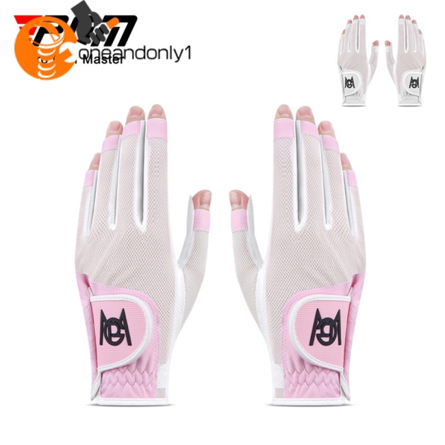 1 Đôi Găng Tay Đánh Golf Pgm Hở Ngón Chống Trượt Thoáng Khí Thoải Mái