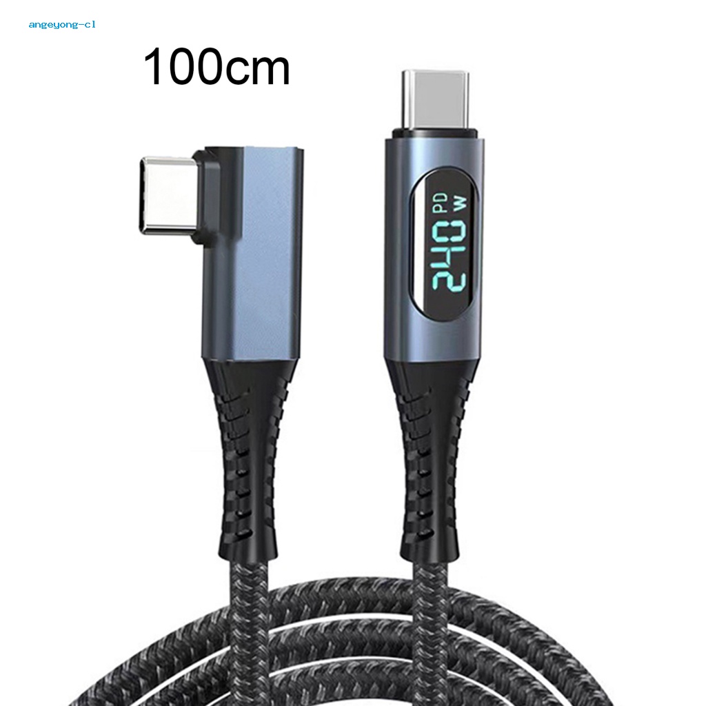 Cáp Sạc Nhanh Usb Có Màn Hình Hiển Thị Kỹ Thuật Số Ổn Định Tương Thích Với Nhà Và Văn Phòng 240w