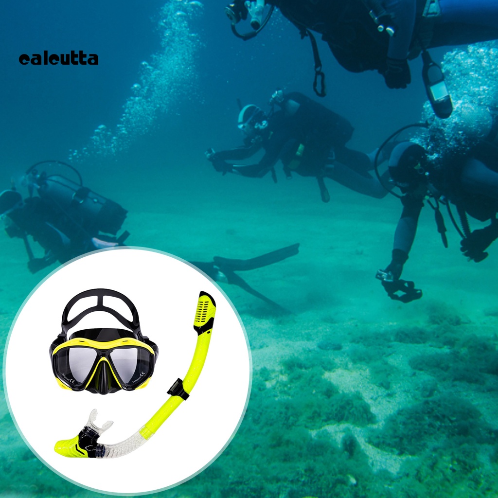 1 Bộ Kính Bơi Khung Silicone Thoáng Khí Chống Sương Mù Độ Phân Giải Cao