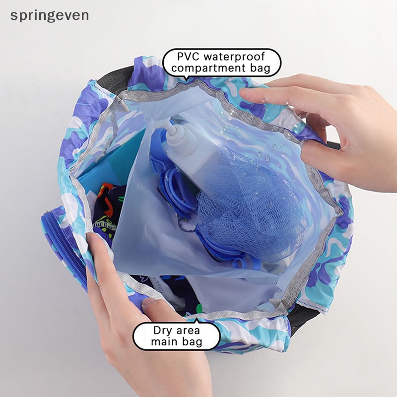 Túi Đựng Đồ Bơi Chống Thấm Nước Chia Ngăn Khô Ướt Dễ Thương Cho Bé