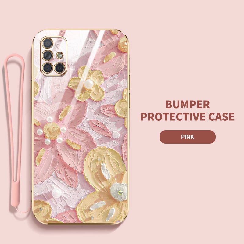 Ốp Điện Thoại Silicone Chống Va Đập In Hình Tranh Sơn Dầu Cho Samsung Galaxy M51 M31 M11 A71 A51 A31 A11 4G