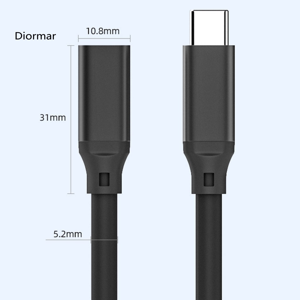 Dây Cáp Nối Dài USB 31 Tốc Độ Cao 1m Type-C Male Sang Female Cho Máy Tính Bàn