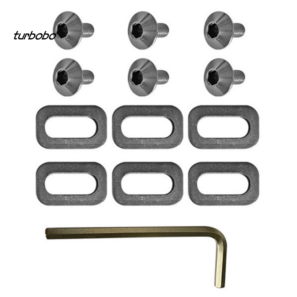 1 Bộ Vòng Đệm Bằng Kim Loại Gọn Nhẹ Độ Cứng Cao Bảo Vệ Bàn Đạp Xe Đạp