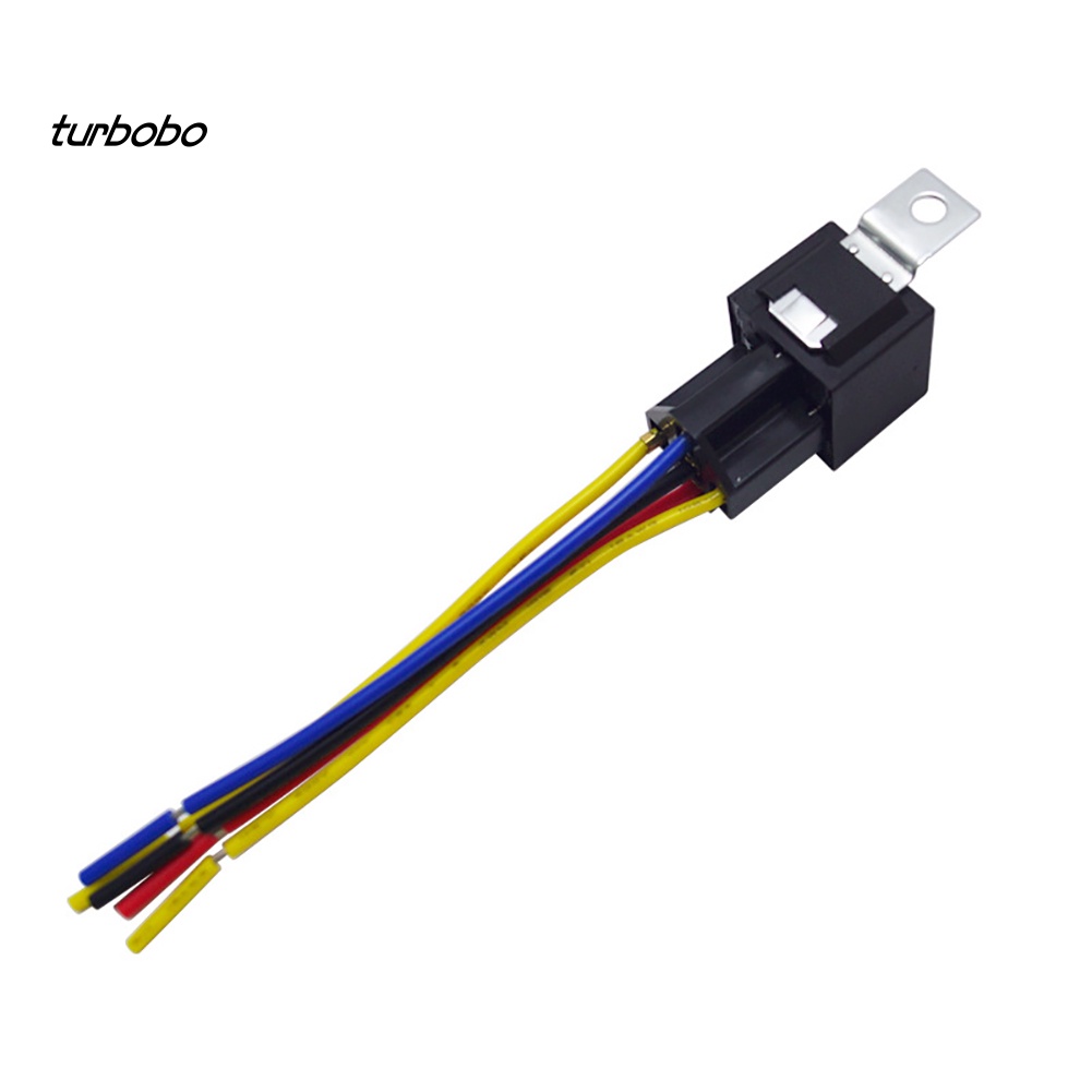 Rơ Le Ô Tô Urobobo DC 12V 5 Pin 5 Dây Với Ổ Cắm 30 / 40 Amp