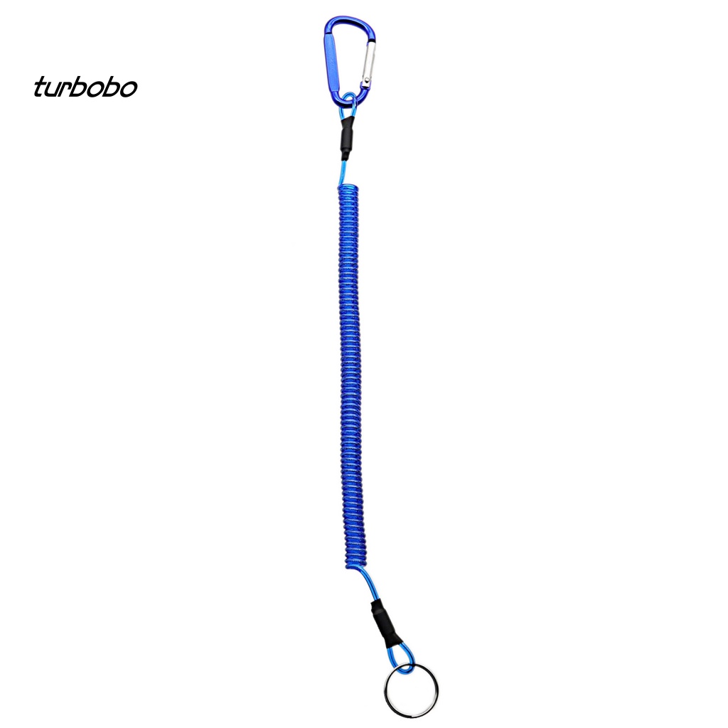 Turbobo Dây Lò Xo Chống Trộm Có Móc Khóa An Toàn Cho Hoạt Động Ngoài Trời