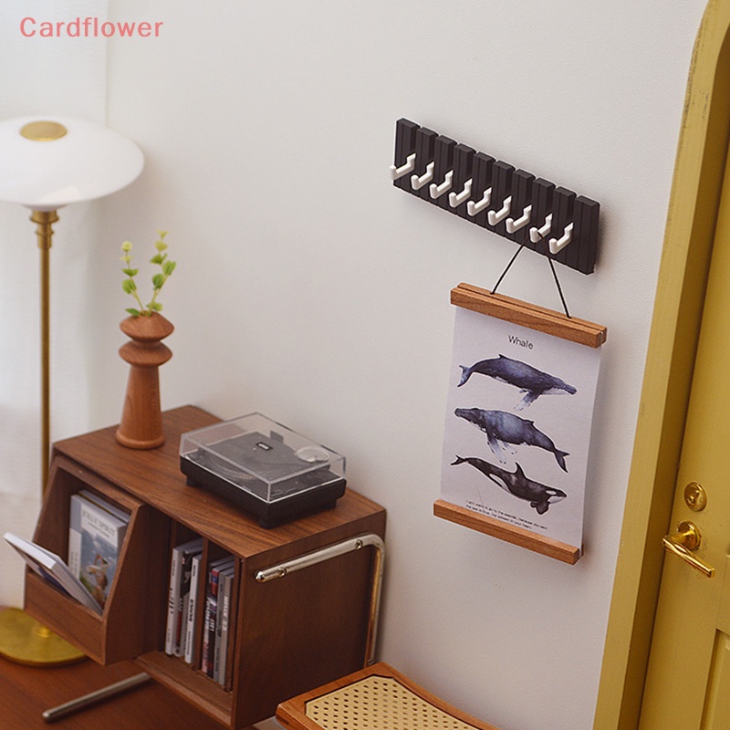 1 Móc Treo Quần Áo Gắn Tường Trang Trí Nhà Búp Bê 1: 6 Mới