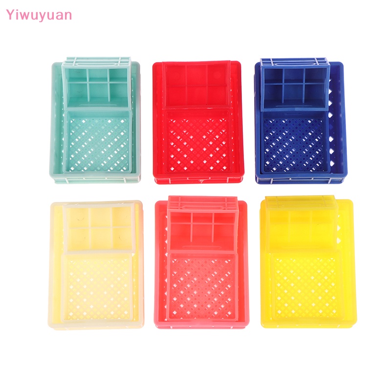 Bộ 3 Giỏ Đan Tay Bằng Nhựa Đựng Rau Củ Quả Trang Trí Nhà Búp Bê Mới