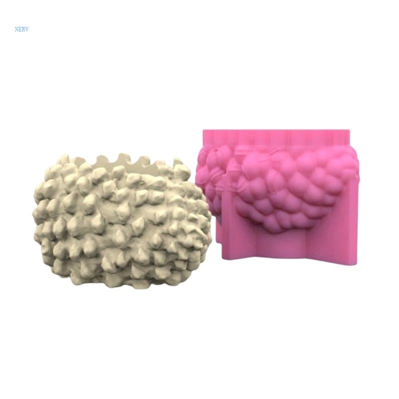 Khuôn Silicone Làm Chậu Hoa / Cọ Trang Điểm Tiện Dụng