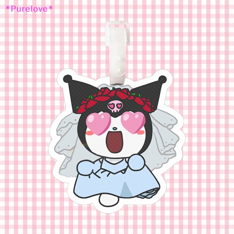 Búp Bê Hoạt Hình Ghi Tên Các Nhân Vật Sanrio Kuromi Bằng Nhựa Đáng Yêu Gắn Balo Đi Học Cho Bé Mới
