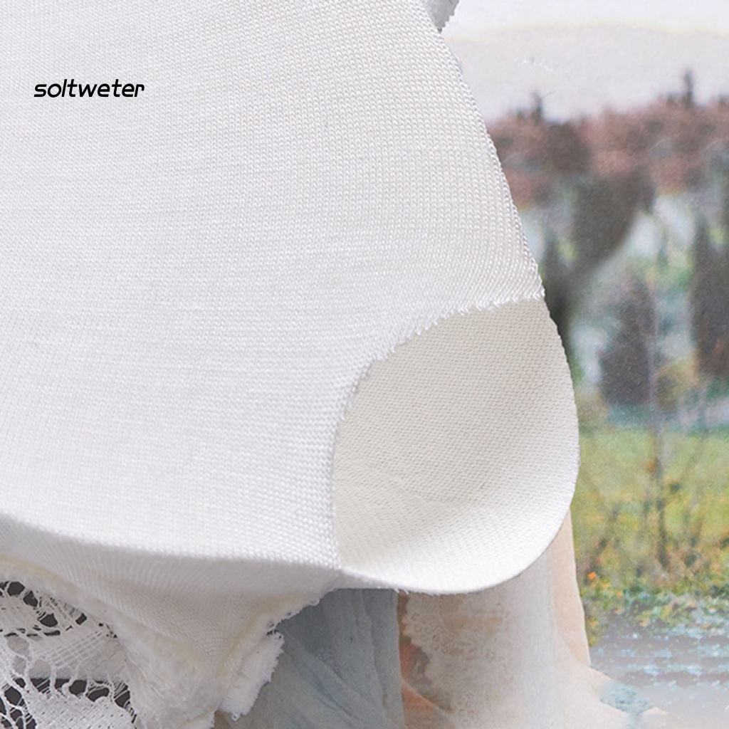 Áo Lót Nâng Ngực Co Giãn Không Gọng Dây ST Spaghetti Làm Đẹp Lưng Phối Ren Hoa Cho Nữ Chạy Bộ