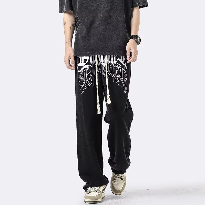 Quần ống rộng Mỏng Phong Cách Mỹ Thời Trang Mùa Hè Cho Nam