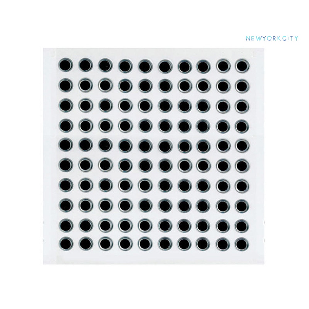 Bộ 100 Mắt Cá 3D 3-9mm Gắn Mồi Câu Giả