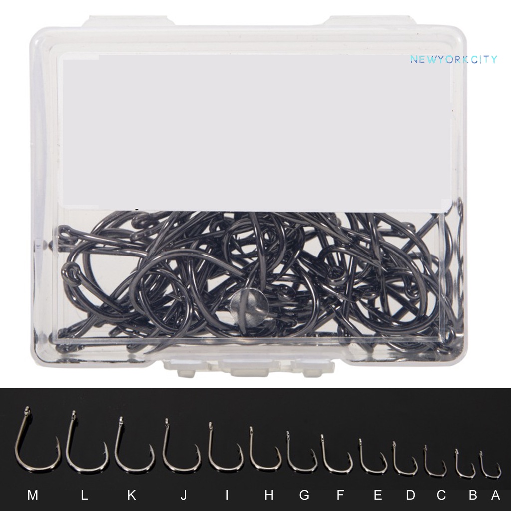 Set 50 Lưỡi Câu Cá Bằng Thép Carbon Chất Lượng Cao