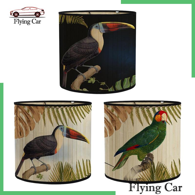 Vỏ Bọc Bóng Đèn Bằng Mây Đan In Họa Tiết Độc Đáo Trang Trí Phòng Khách