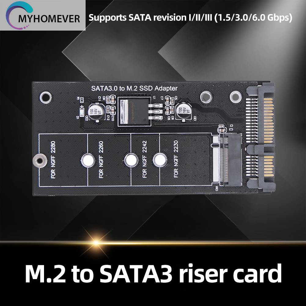 Bảng Mạch Chuyển Đổi M2 Sang SATA3.0 6Gbps Hỗ Trợ NGFF 2230 2242 M2 SSD