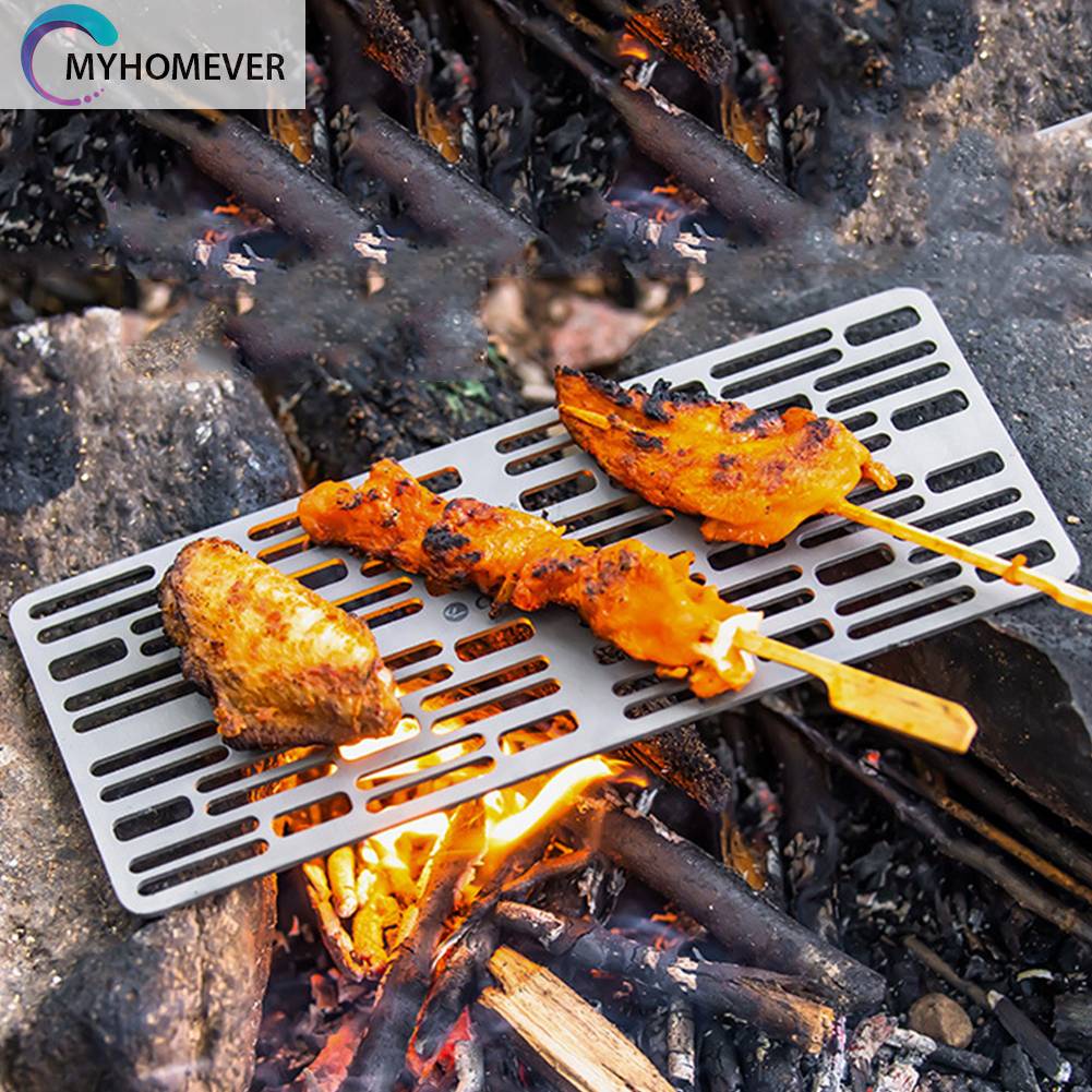 Lò Nướng Siêu Nhẹ Bằng Titan Cách Nhiệt Tiện Dụng Mang Theo Dã Ngoại