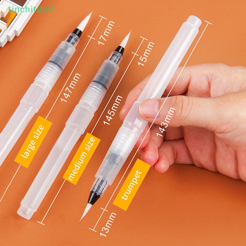 1 Cây Bút Lông Đầu Tròn Mềm Có Thể Nạp Đầy Màu Nước
