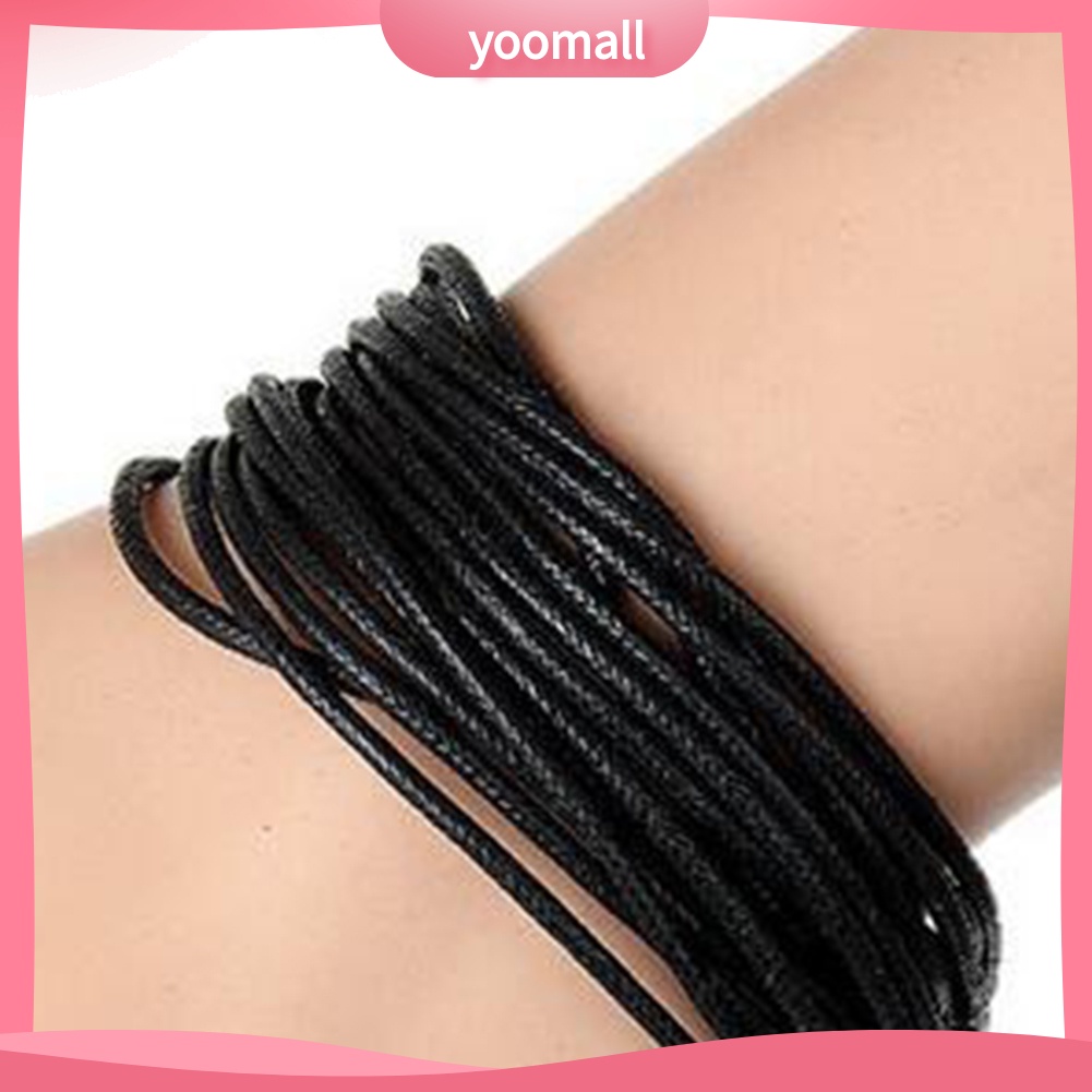 Vòng Tay Dây Sáp Nhiều Lớp Phong Cách Dân Tộc Hợp Thời Trang Cho Nam Và Nữ