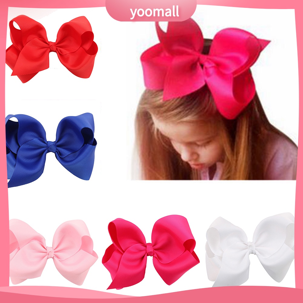 Set 2 Kẹp Tóc Hình Nơ Xinh Xắn Cho Bé Gái