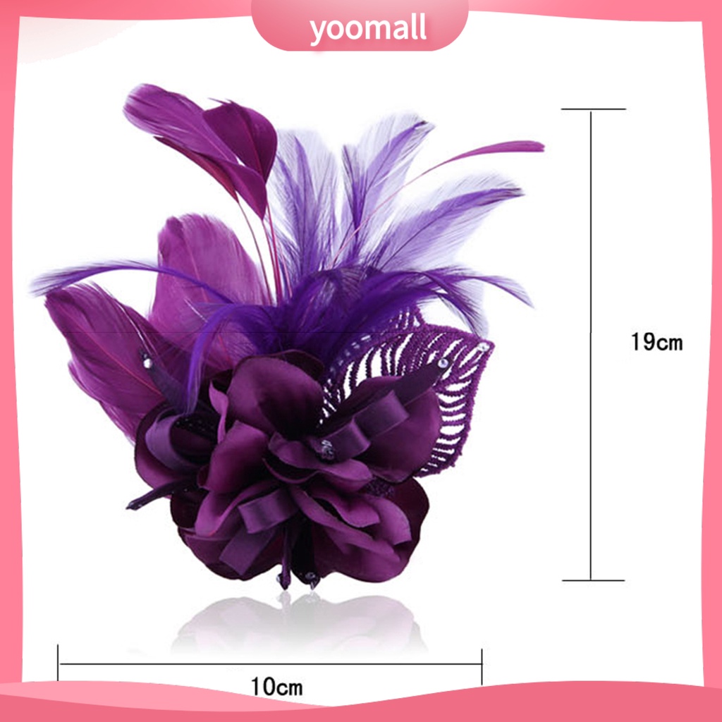 Ghim Cài Áo Hình Lông Vũ Chống Mòn Làm Thủ Công