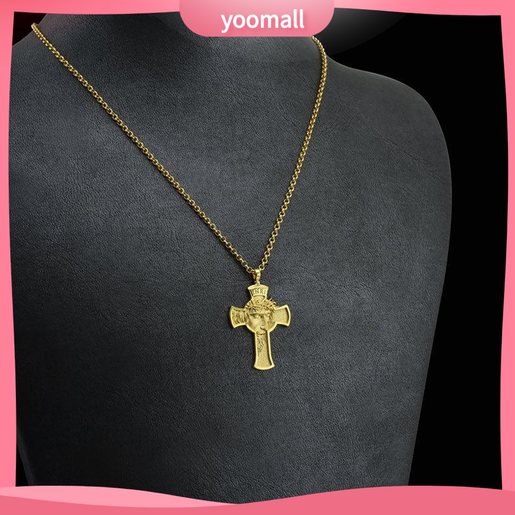 Vòng cổ Hợp Kim Mặt Thánh Giá Thời Trang Cho Nam