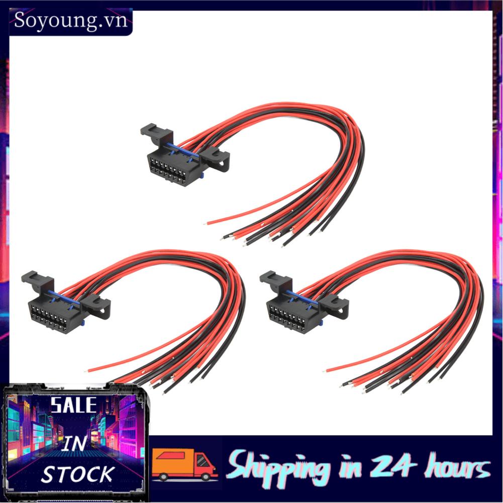 Soyoung OBD2 Cable Flexible Diagnostic Interface with 16Pin Female Connector for Auto Tool