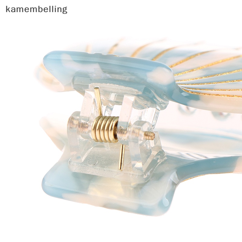 Kẹp Tóc Hình Vỏ Sò Bằng Nhựa Acrylic 1 Cái Cho Nữ