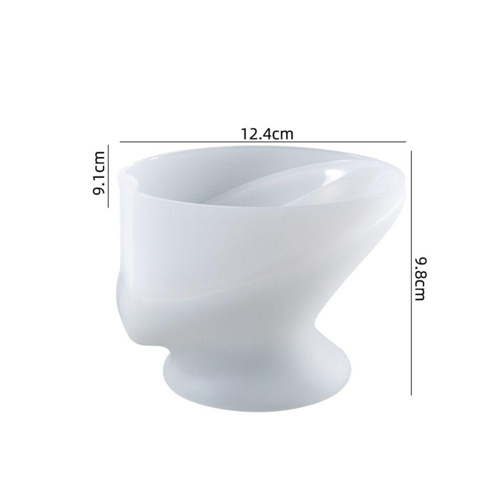 Khuôn Làm Xà Phòng Bằng Resin Epoxy UV Màu Trắng Tiện Dụng DIY
