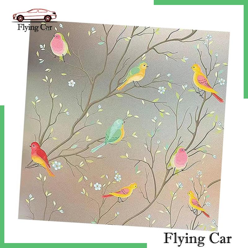 Phim Dán Cửa Sổ Kính Không Keo Nhiều Màu Trang Trí Phòng Ngủ / Nhà Hàng