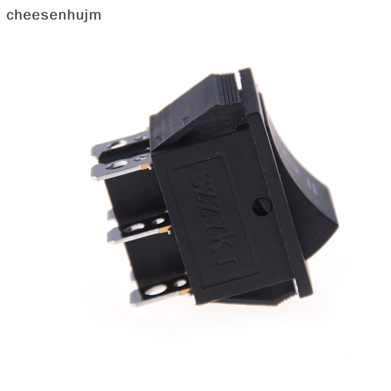 1 Công Tắc Bật / Tắt Màu Đen KCD4 6 PIN 16A / 250VAC 20A / 125VAC