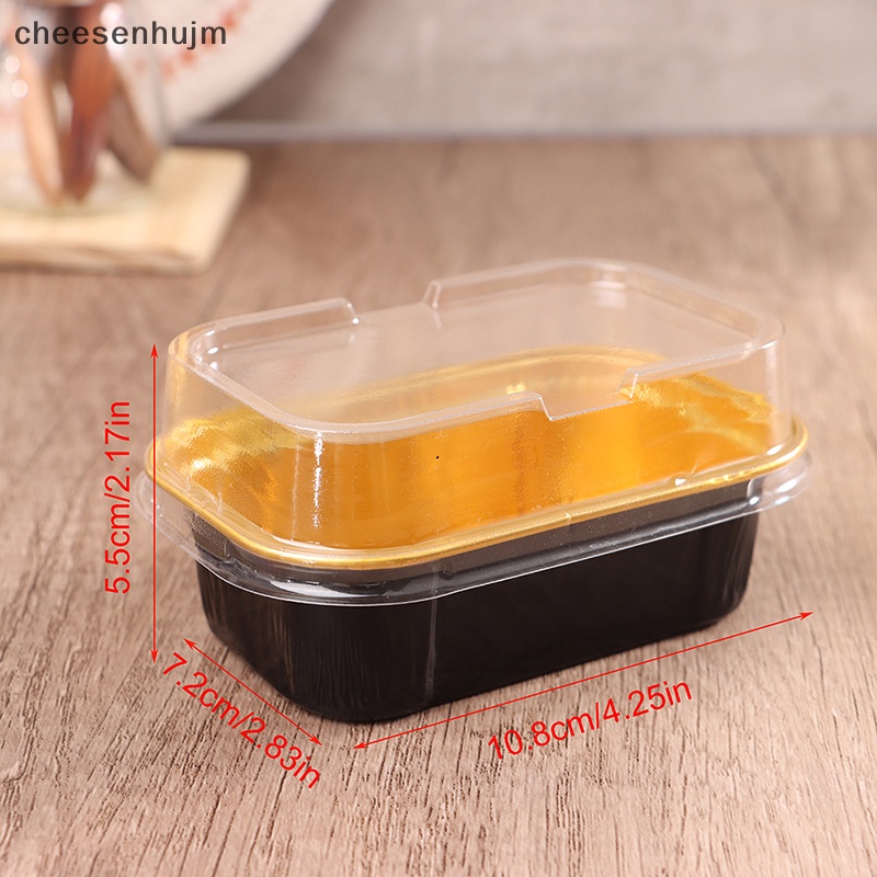 Set 10 Hộp Lá Nhôm Chịu Nhiệt Hình Chữ Nhật 168ML 168ML