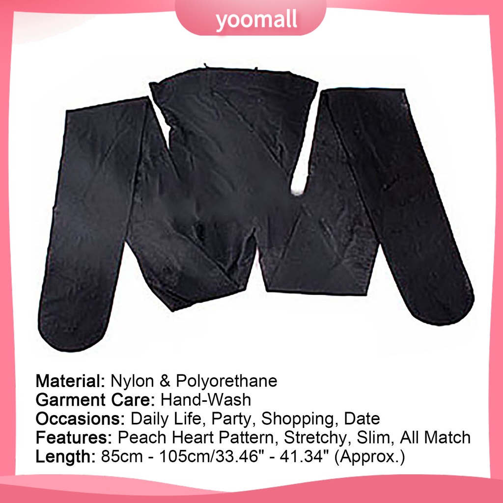 [YM] Quần Tất Jacquard Họa Tiết Trái Tim Phong Cách Jacquard Thời Trang Nữ