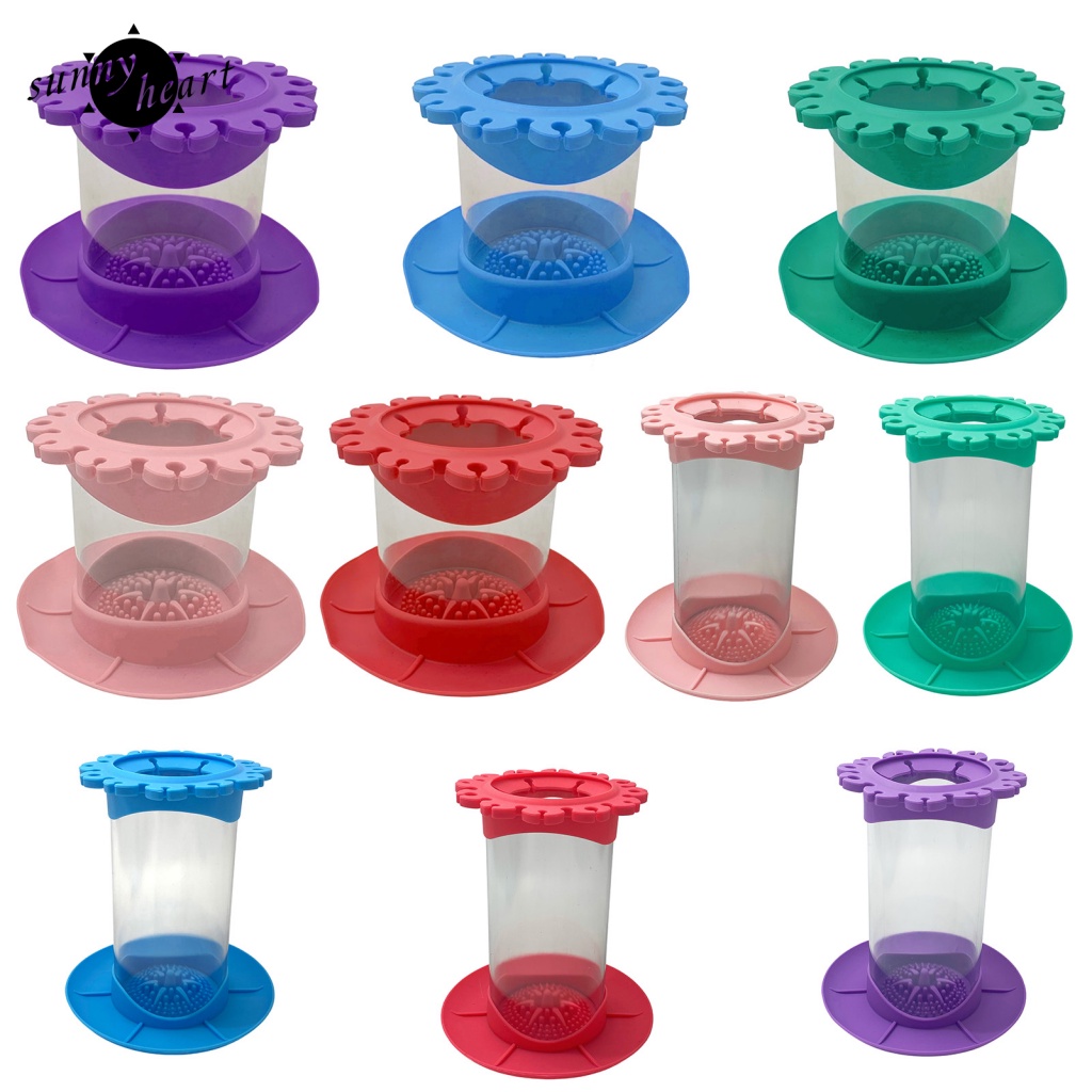 Sunnyheart Dụng Cụ Rửa Chén Bằng Silicone Dễ Lau Chùi Dễ Dàng Làm Sạch Và Làm Sạch Đáy Mỗi Nghệ Sĩ