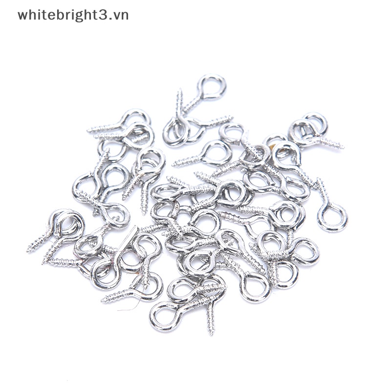 Bộ 150 Vòng Móc Khóa Kèm Dây Xích Và Đinh Vít Dùng Làm Móc Khóa DIY