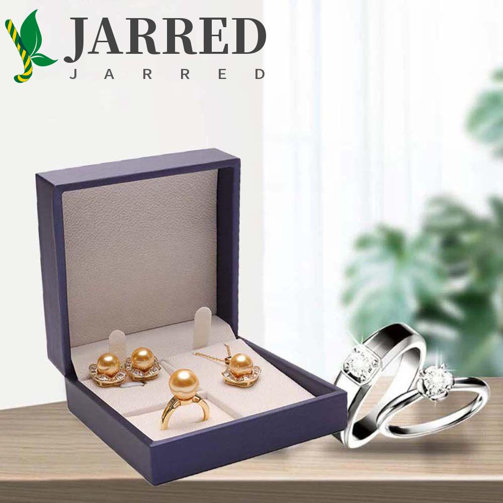 JARRED Hộp Đựng Trang Sức Bằng Da PU Thời Trang Tiện Dụng