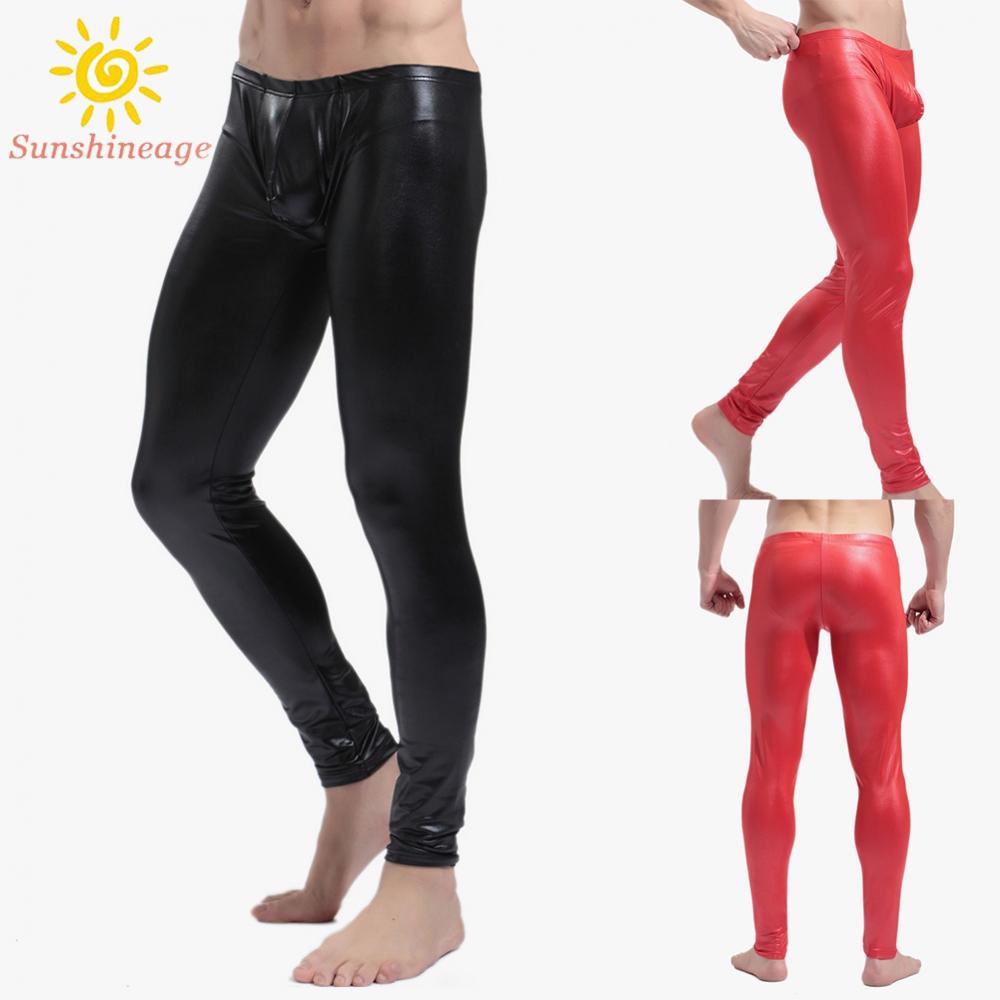 Quần Da Bóng Quyến Rũ Cá Tính Cho Nam Biểu Diễn Sân Khấu