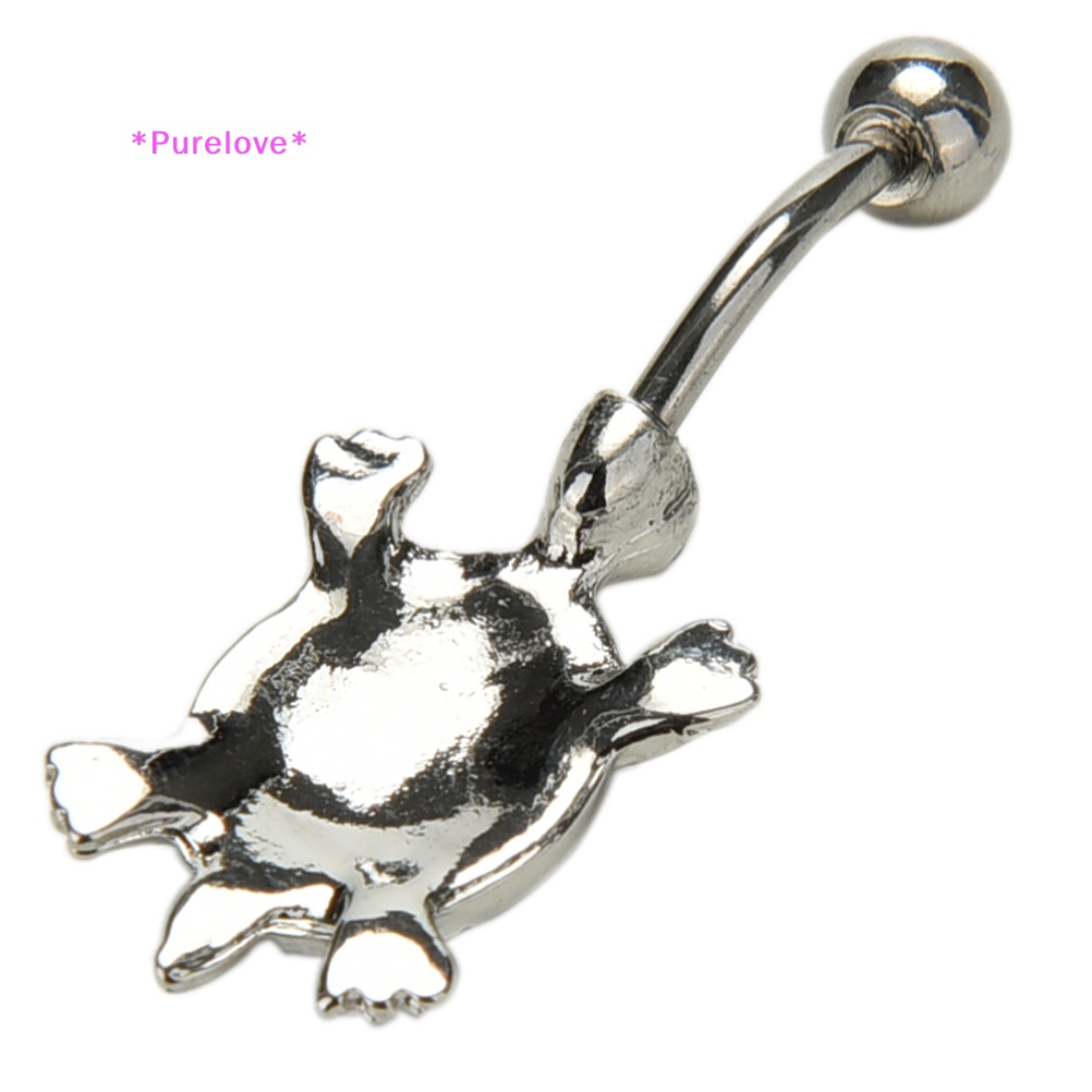 Khuyên Rốn Hình Rùa Đính Đá Quyến Rũ Cho Nữ Mới